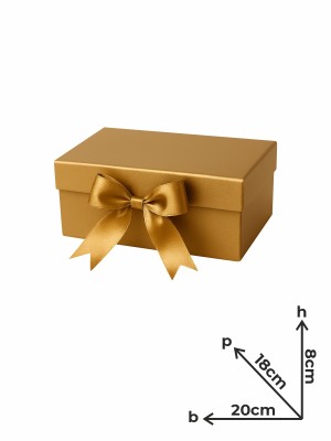 Box Regalo Rigida Piccola Bronzo