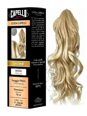 Capello Più Coda Capelli Mossa con Pinza 70cm Nr. 11.0