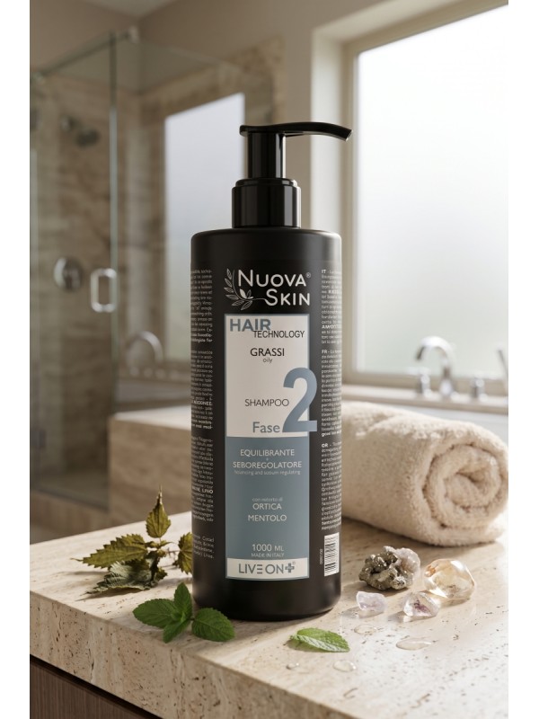 Nuova Skin Shampoo Grassi Seboregolatore 1000ml