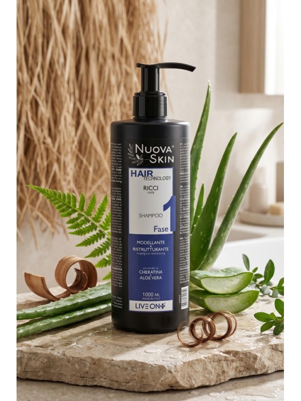 Nuova Skin Shampoo Ricci Nutriente 1000ml