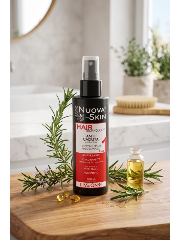 Nuova Skin Lozione Spray Preshampoo Anticaduta Rinforzante 150ml