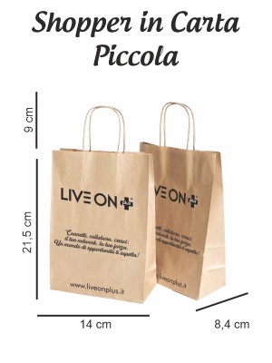 Shopper Busta in Carta Piccola
