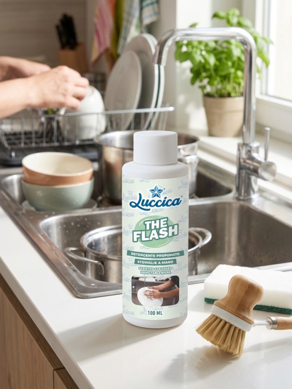 Luccica Detergente Profumato Stoviglie a Mano THE FLASH 100ml