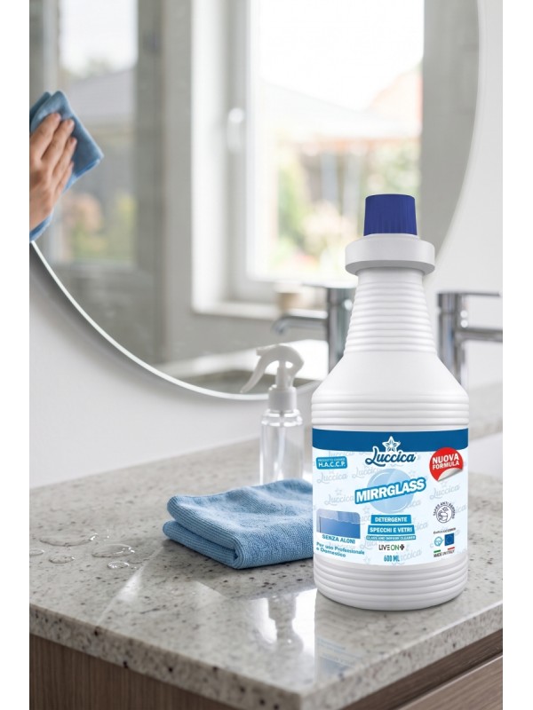 Luccica Detergente Specchi e Vetri MIRRGLASS 600ml