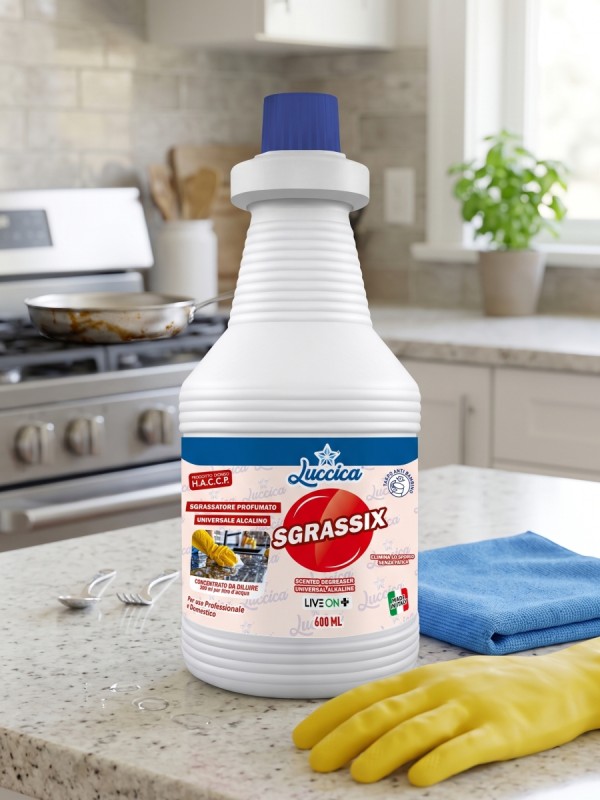 Luccica Sgrassatore Universale Alcalino SGRASSIX 600ml