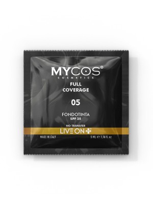 MYCOS Cosmetics Fondotinta Fluido 5ml SPF25 - Full Coverage N.05