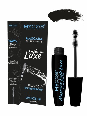 MYCOS Cosmetics Mascara Lash Luxe Waterproof - BLACK