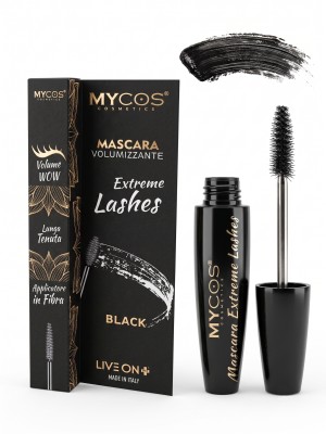 MYCOS Cosmetics Mascara Extreme Lashes - BLACK