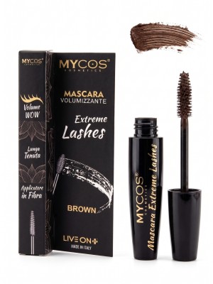 MYCOS Cosmetics Mascara Extreme Lashes - BROWN