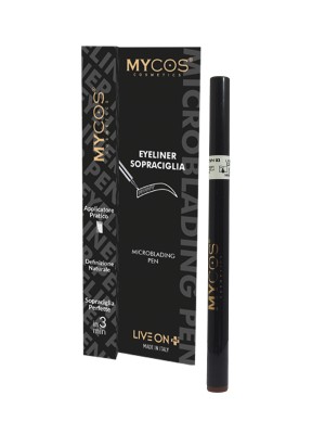 MYCOS Cosmetics Tridente Sopracciglia - Microblading BROWN