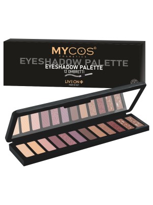 MYCOS Cosmetics Palette 12 Ombretti - Eyeshadow Palette N.02