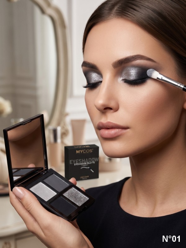 MYCOS Cosmetics Palette 4 Ombretti - Eyeshadow Palette N.01