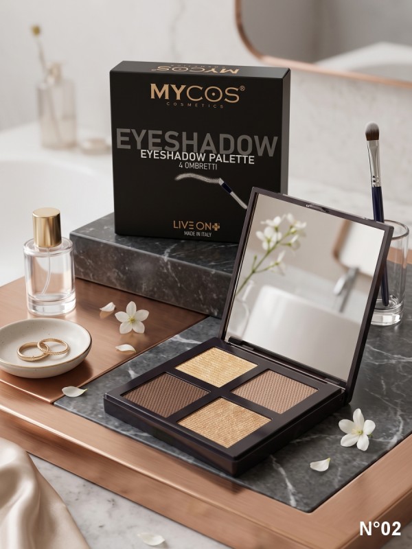 MYCOS Cosmetics Palette 4 Ombretti - Eyeshadow Palette N.02