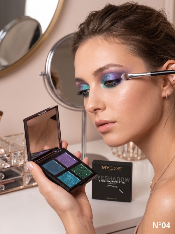 MYCOS Cosmetics Palette 4 Ombretti - Eyeshadow Palette N.04