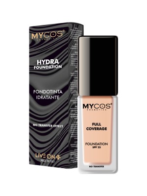 MYCOS Cosmetics Fondotinta Fluido 30ml SPF25 - Full Coverage N.01