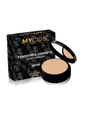MYCOS Cosmetics Fondotinta Compatto - Creamy Foundation N.02
