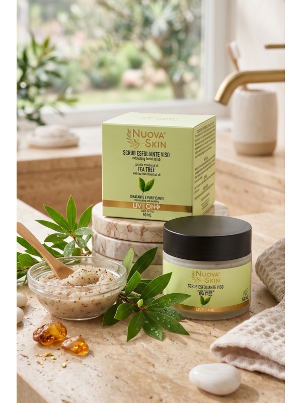 Nuova Skin Scrub Esfoliante Viso Tea Tree 50ml