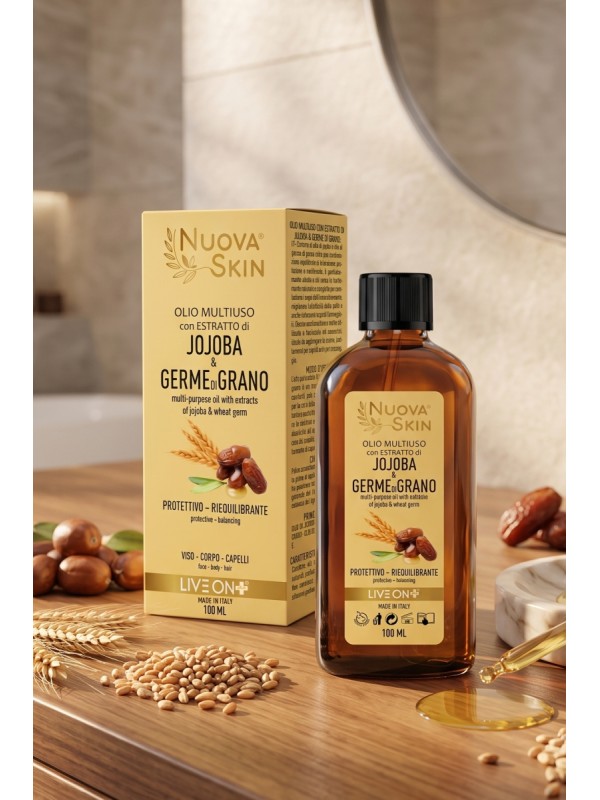 Nuova Skin Olio Multiuso con Estratti di Jojoba & Germe di Grano 100ml