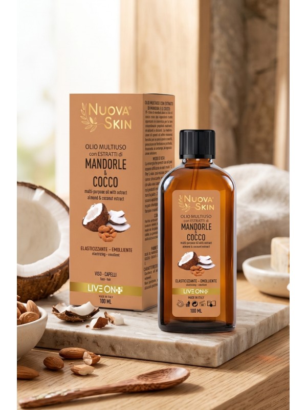 Nuova Skin Olio Multiuso con Estratto di Mandorle & Cocco 100ml