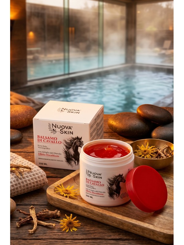 Nuova Skin Balsamo di Cavallo con Artiglio del Diavolo Effetto Caldo 250ml