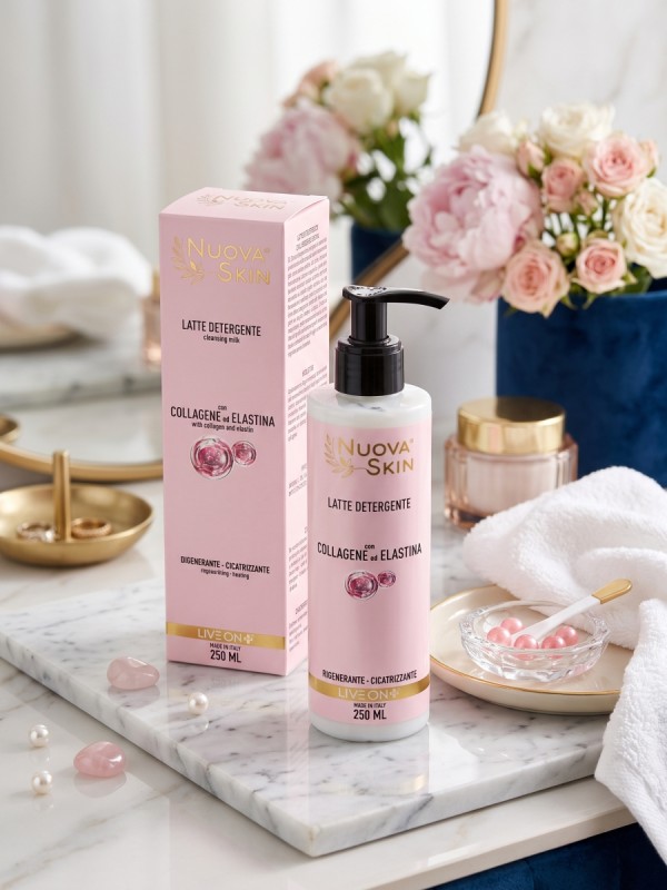 Nuova Skin Latte Detergente Collagene ed Elastina 250ml