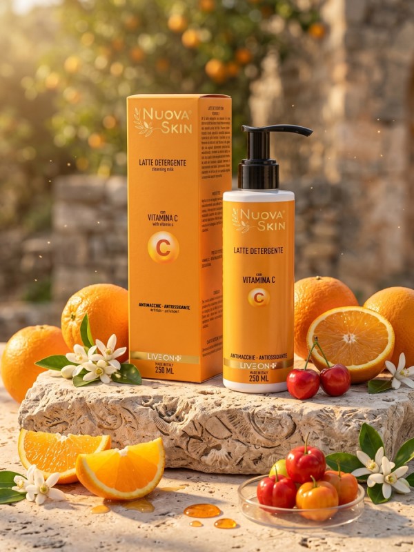 Nuova Skin Latte Detergente Vitamina C 250ml