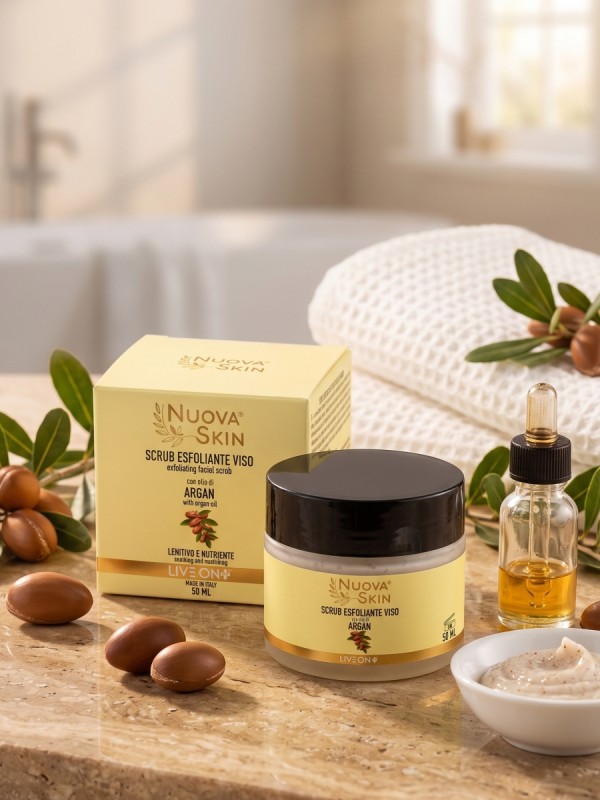 Nuova Skin Scrub Esfoliante Viso Argan 50ml