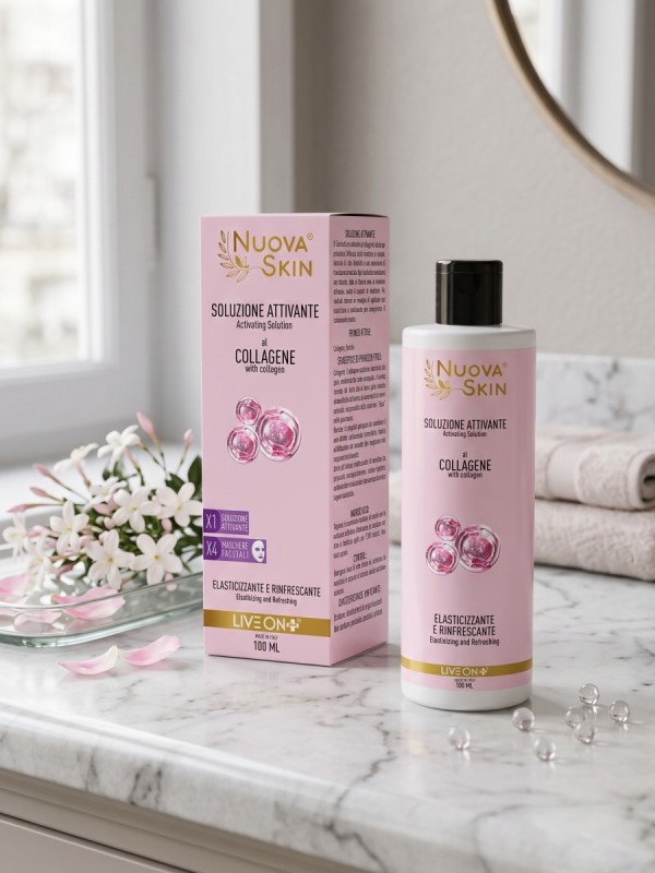 Nuova Skin Soluzione Attivante al Collagene 100ml + 4 Mask