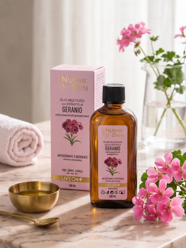 Nuova Skin Olio Multiuso con Estratto di Geranio 100ml