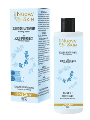 Nuova Skin Soluzione Attivante con Acido Ialuronico 100ml + 4 Mask