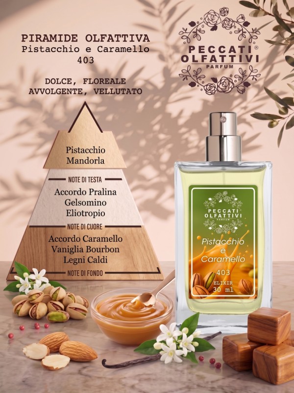 Peccati Olfattivi Pistacchio e Caramello 403 ELIXIR 30ml