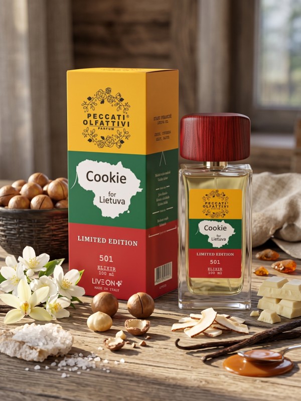 Peccati Olfattivi Cookie for Lietuva 501 ELIXIR 100ml LIMITED EDITION