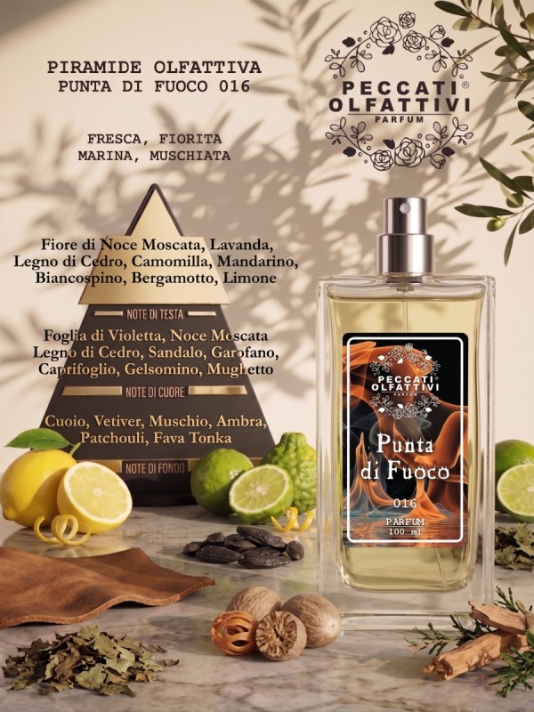Peccati Olfattivi Punta di Fuoco 016 MAN 100ml PARFUM