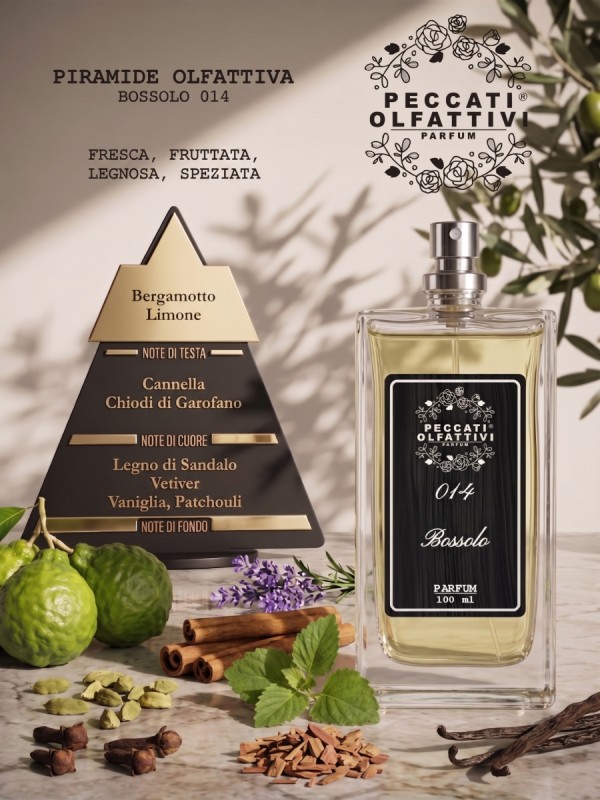 Peccati Olfattivi Bossolo 014 MAN 100ml PARFUM