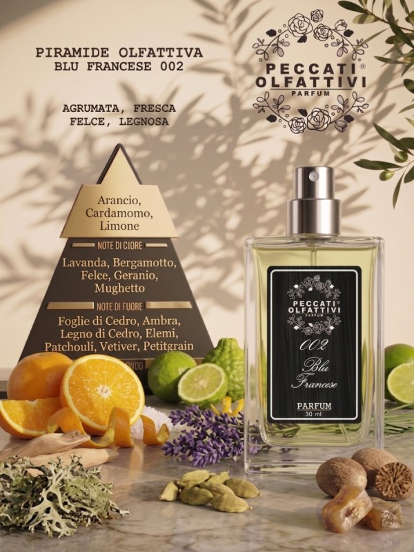 Peccati Olfattivi Blu Francese 002 MAN 30ml PARFUM