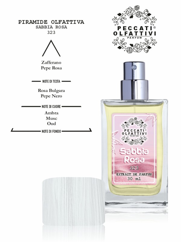 Peccati Olfattivi Sabbia Rosa 323 NICHES 30ml EXTRAIT DE PARFUM