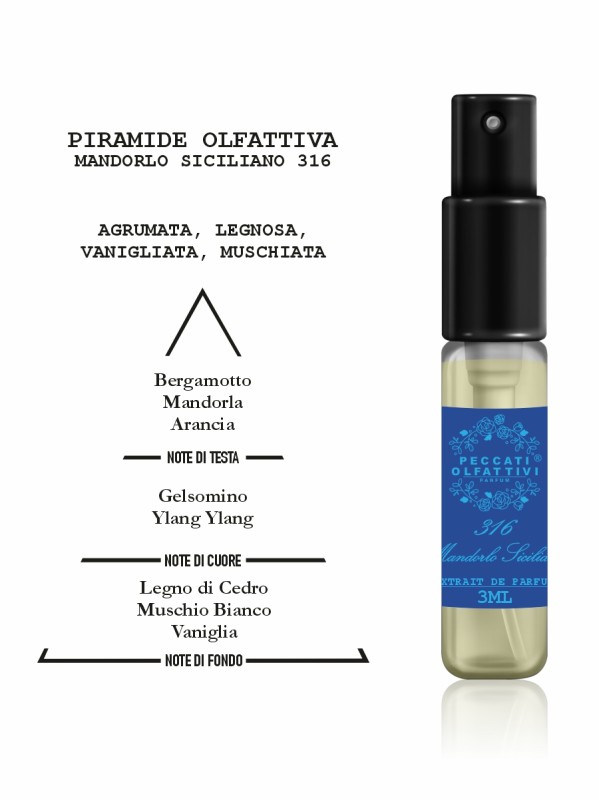 Peccati Olfattivi Mandorlo Siciliano 316 NICHES 3ml EXTRAIT DE PARFUM