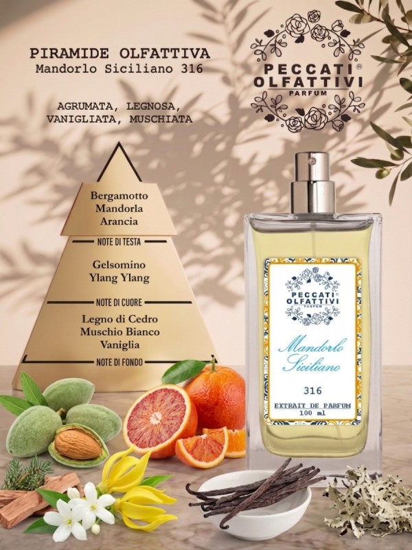 Peccati Olfattivi Mandorlo Siciliano 316 NICHES 100ml EXTRAIT DE PARFUM