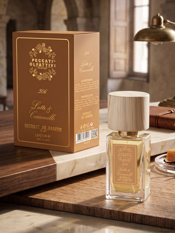 Peccati Olfattivi Latte & Caramello 306 NICHES 15ml EXTRAIT DE PARFUM