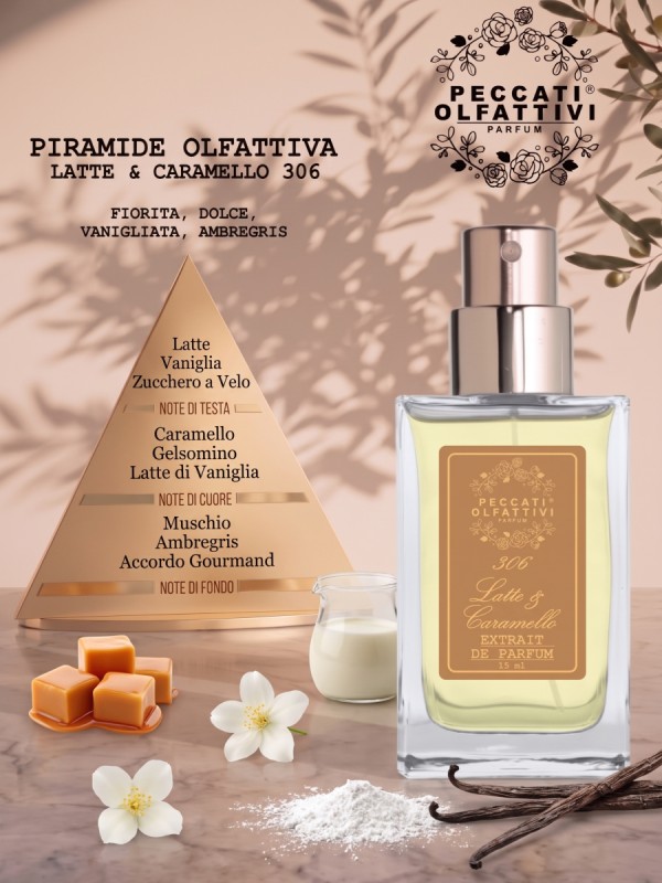 Peccati Olfattivi Latte & Caramello 306 NICHES 15ml EXTRAIT DE PARFUM