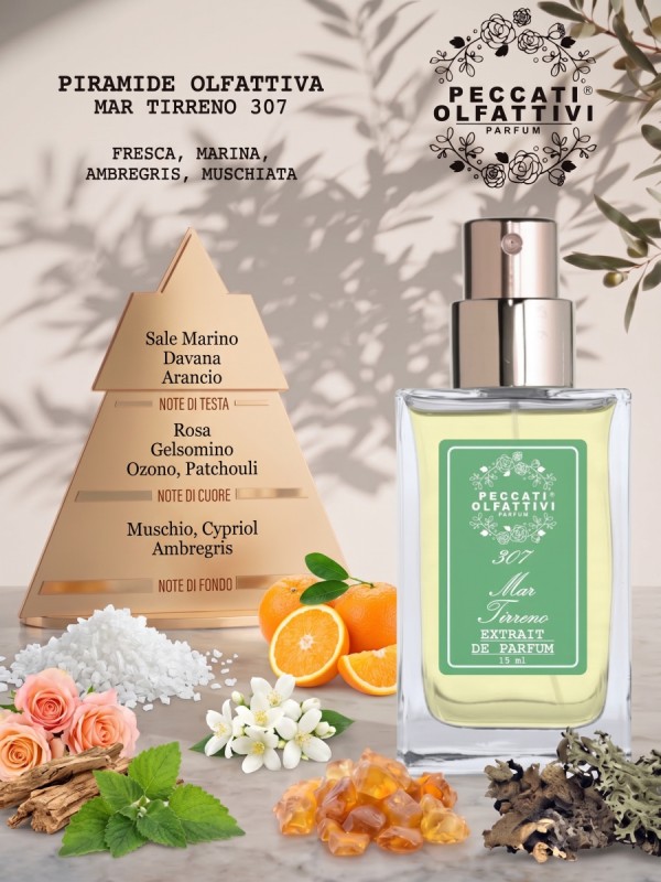 Peccati Olfattivi Mar Tirreno 307 NICHES 15ml EXTRAIT DE PARFUM