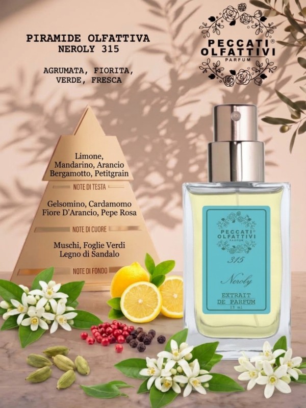 Peccati Olfattivi Neroly 315 NICHES 15ml EXTRAIT DE PARFUM