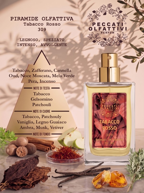 Peccati Olfattivi Tabacco Rosso 309 NICHES 30ml EXTRAIT DE PARFUM