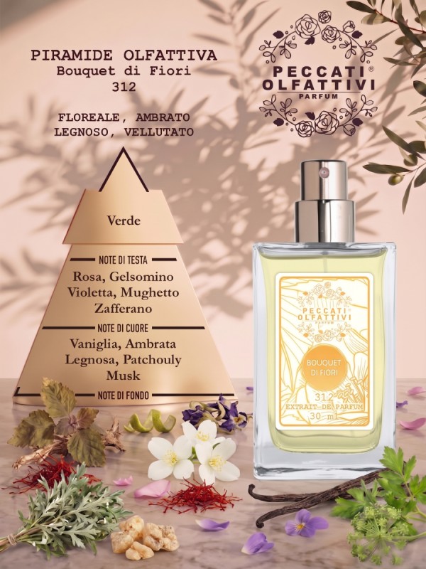 Peccati Olfattivi Bouquet di Fiori 312 NICHES 30ml EXTRAIT DE PARFUM