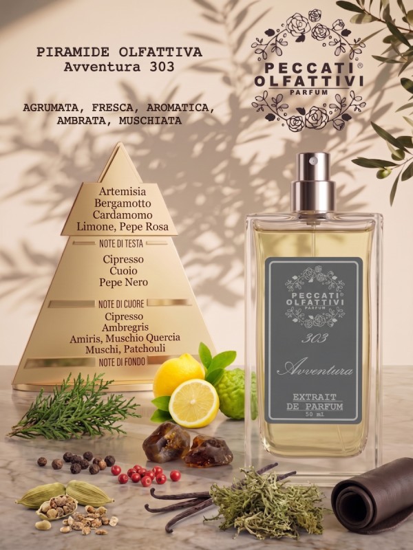 Peccati Olfattivi Avventura 303 NICHES 50ml EXTRAIT DE PARFUM