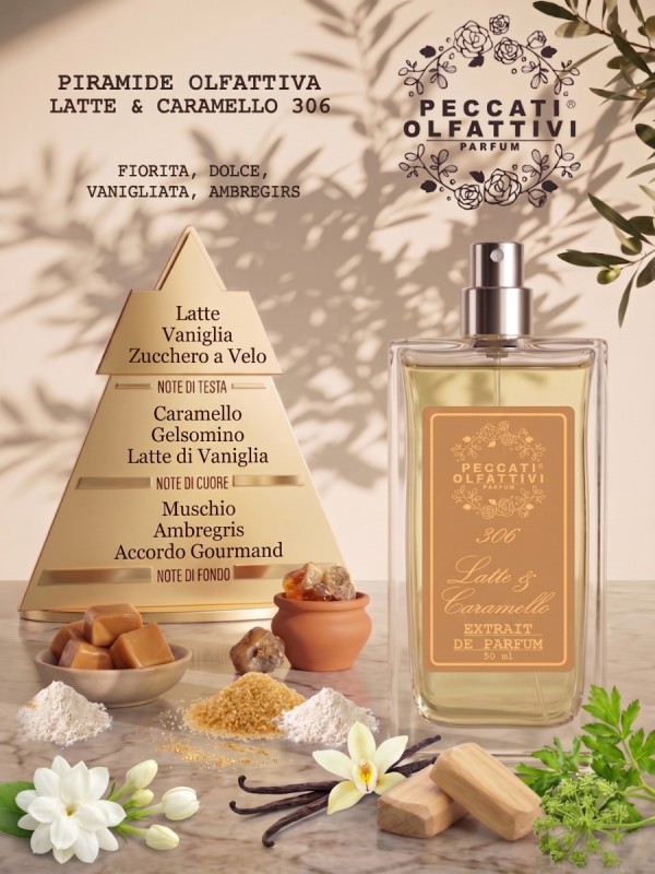 Peccati Olfattivi Latte & Caramello 306 NICHES 50ml EXTRAIT DE PARFUM