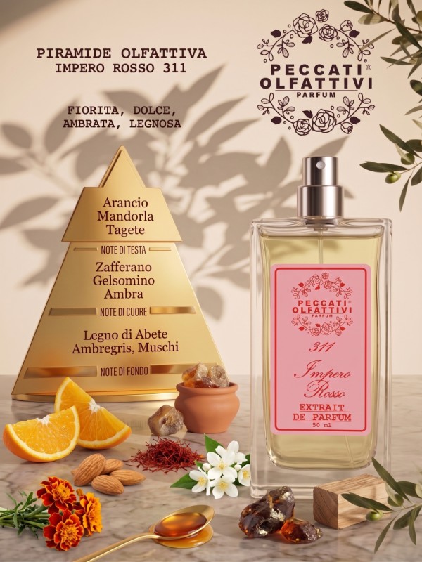 Peccati Olfattivi Impero Rosso 311 NICHES 50ml EXTRAIT DE PARFUM