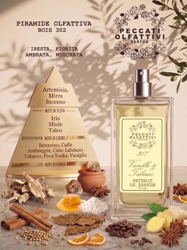 Peccati Olfattivi Vanille & Tabacco 317 NICHES 50ml EXTRAIT DE PARFUM