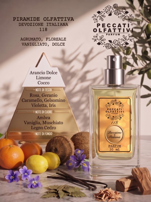 Peccati Olfattivi Devozione Italiana 118 WOMAN 30ml PARFUM