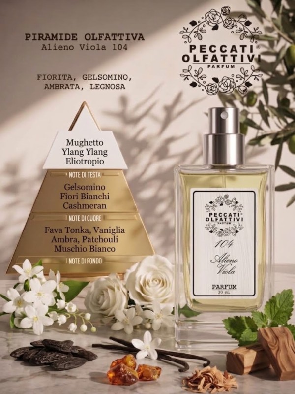 Peccati Olfattivi Alieno Viola 104 WOMAN 30ml PARFUM